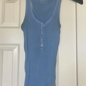 Aerie tank tops, set of 2 blue and black, medium